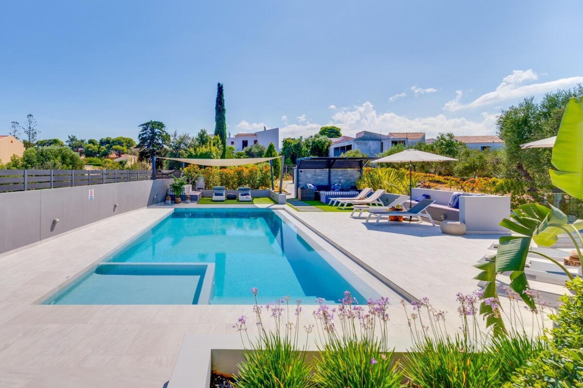 Villa Ampelaki - Premium Villa With Heated Pool Kounoupidhianá المظهر الخارجي الصورة